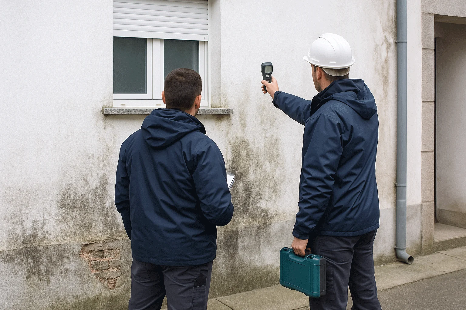 Capilaridad en pared